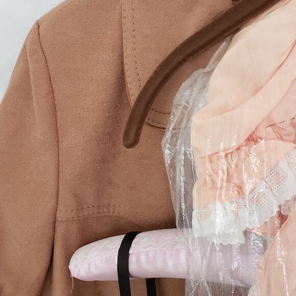 VINTAGE NWT Union Made Retro • Forecaster Of Boston • Long Mauve Coat Size 13/14 - Picture 11 of 11